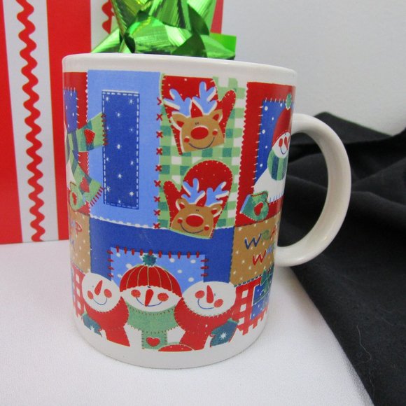NWOB Whimsical Ceramic Holiday Mug - Picture 1 of 6